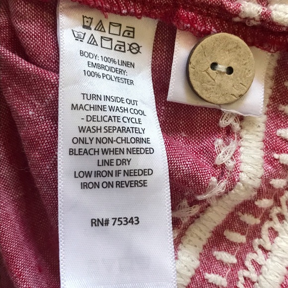 100% Linen Top - Picture 9 of 9